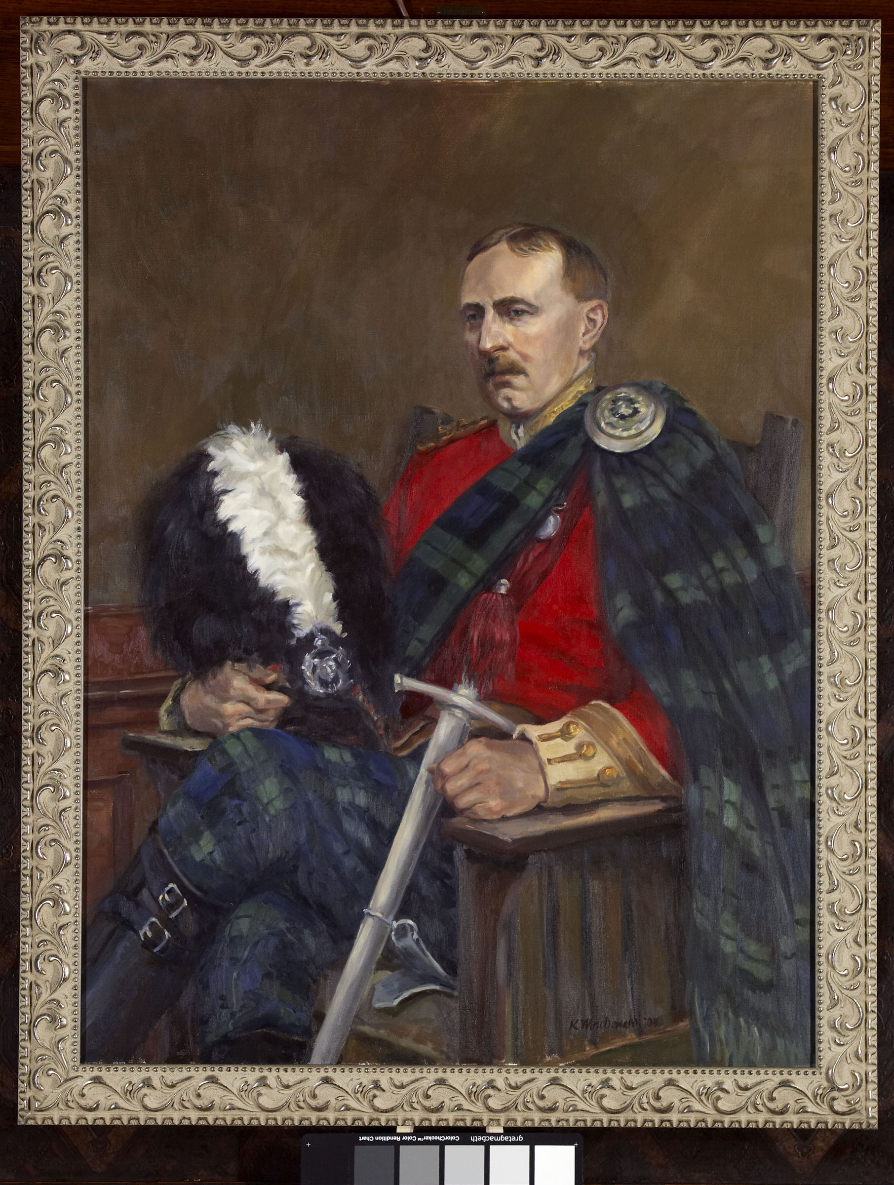 Oil portrait of Lt-Col William Alexander Logie