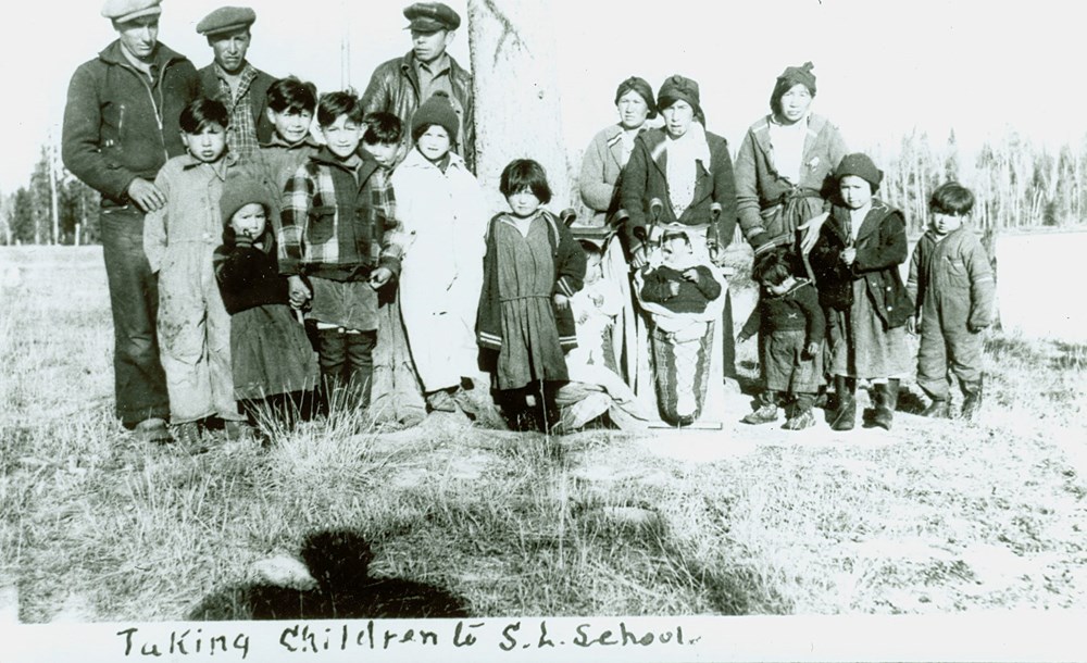 Taking Children to Sioux Lookout Res School