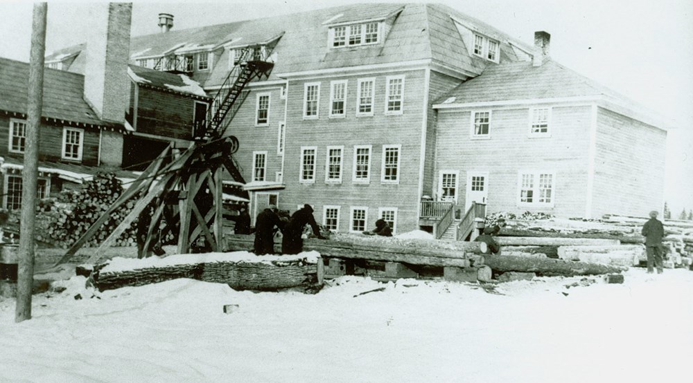 Woodcutting c1940