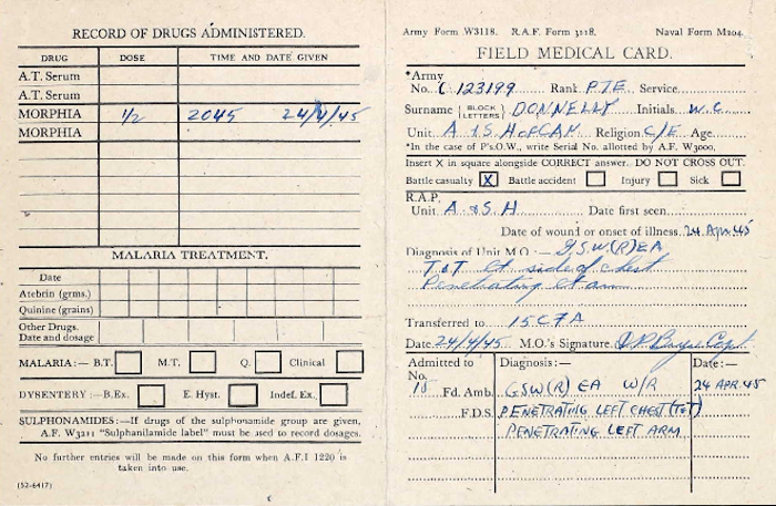 Field Medical Card 1