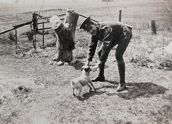 Doran with a Dog