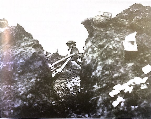 Argylls C Coy in forward position, Kapelsche Veer