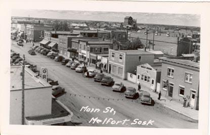 Main Street Melfort Sask
