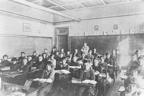 Class photograph, 1925, Our Lady of Mercy School, Coniston