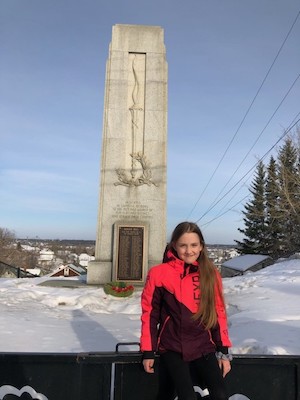 Hanna Hedman Cenotaph Flin Flon