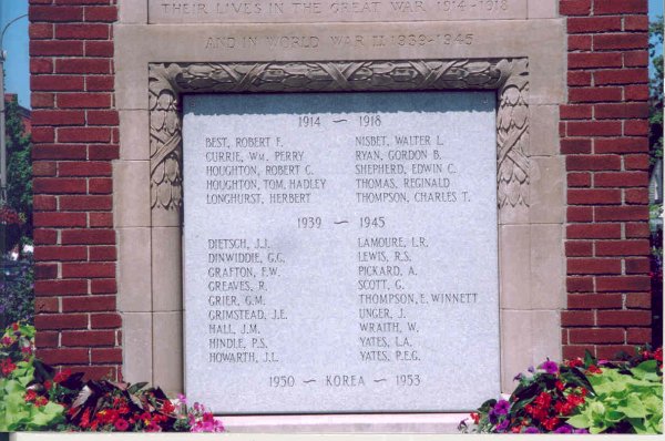 Cenotaph inscription