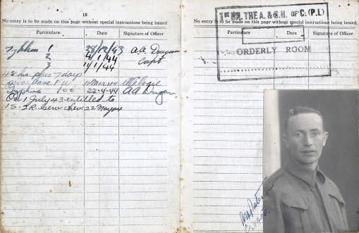 Jenkinson Soldier’s Service Book