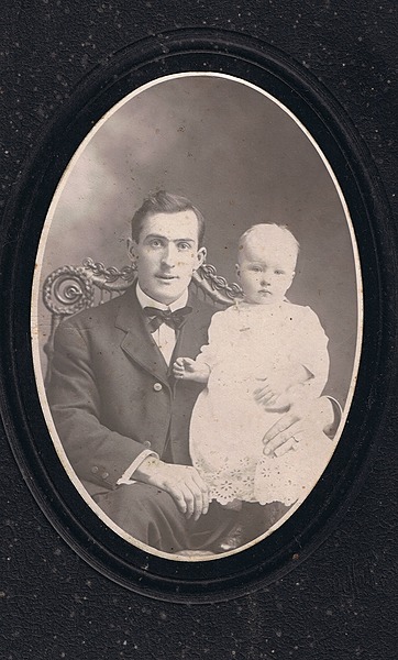 Thomas Johnston and son Lloyd