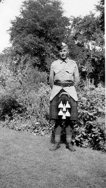 Pte Alex Laba in uniform