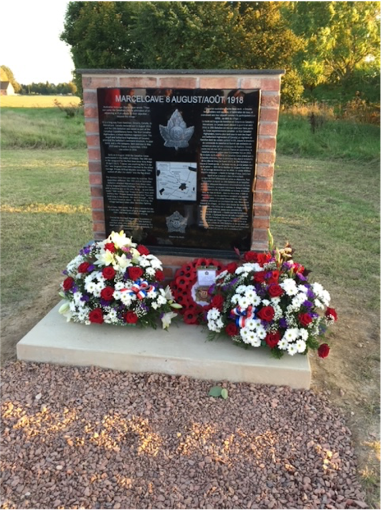 Memorial at Marcelcave
