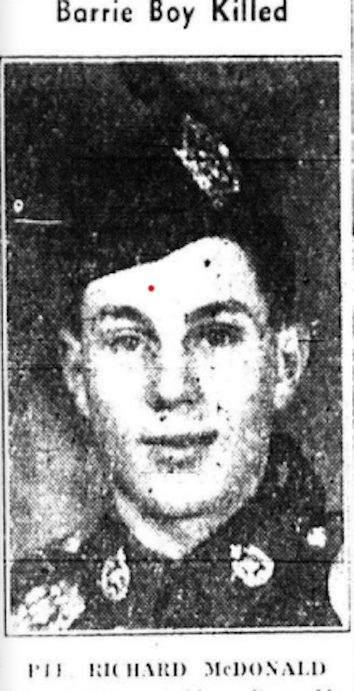 Pte Richard McDonald