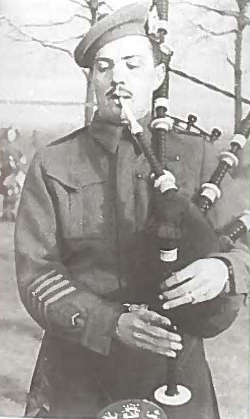 Pipe Major Frank Noble