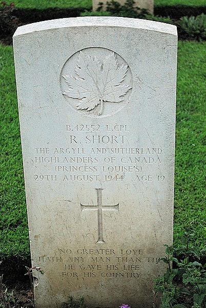 L/Cpl Short grave