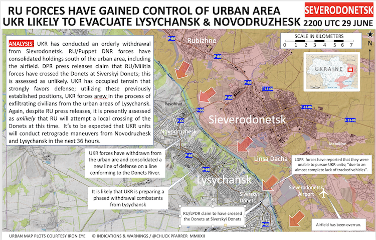 Encircled Lysychansk