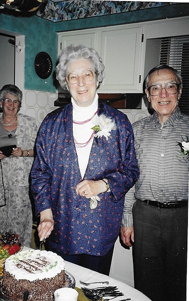 Harry and Lillian Ruch 50th wedding anniversary June 1997