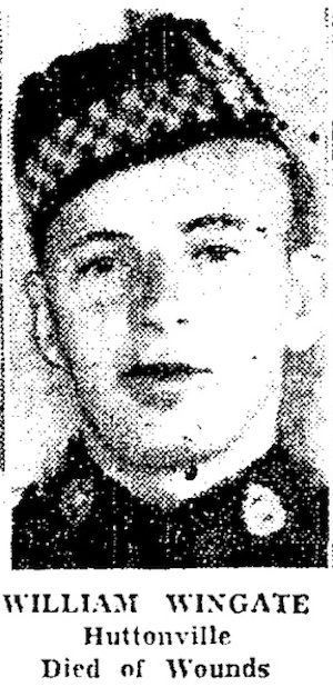 Pte William Wingate