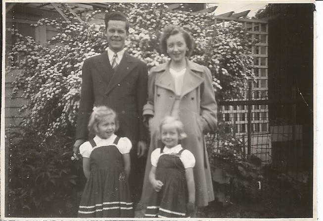 Fred and Marg Woodward and daughters
